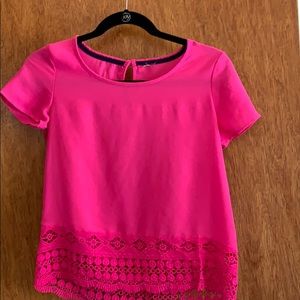 Magenta blouse